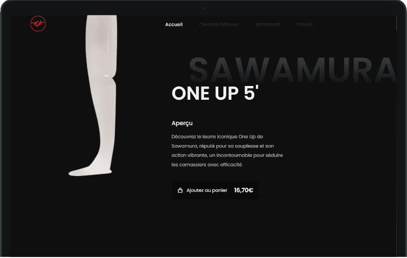 One Up Shad Landing Page